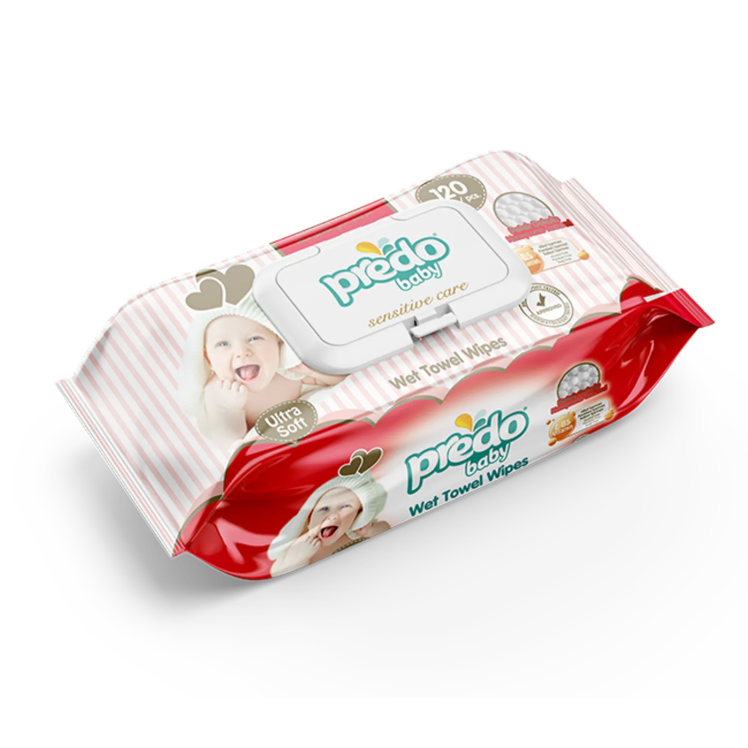 مناديل مبللة للأطفال Predo Baby – 120 قطعة